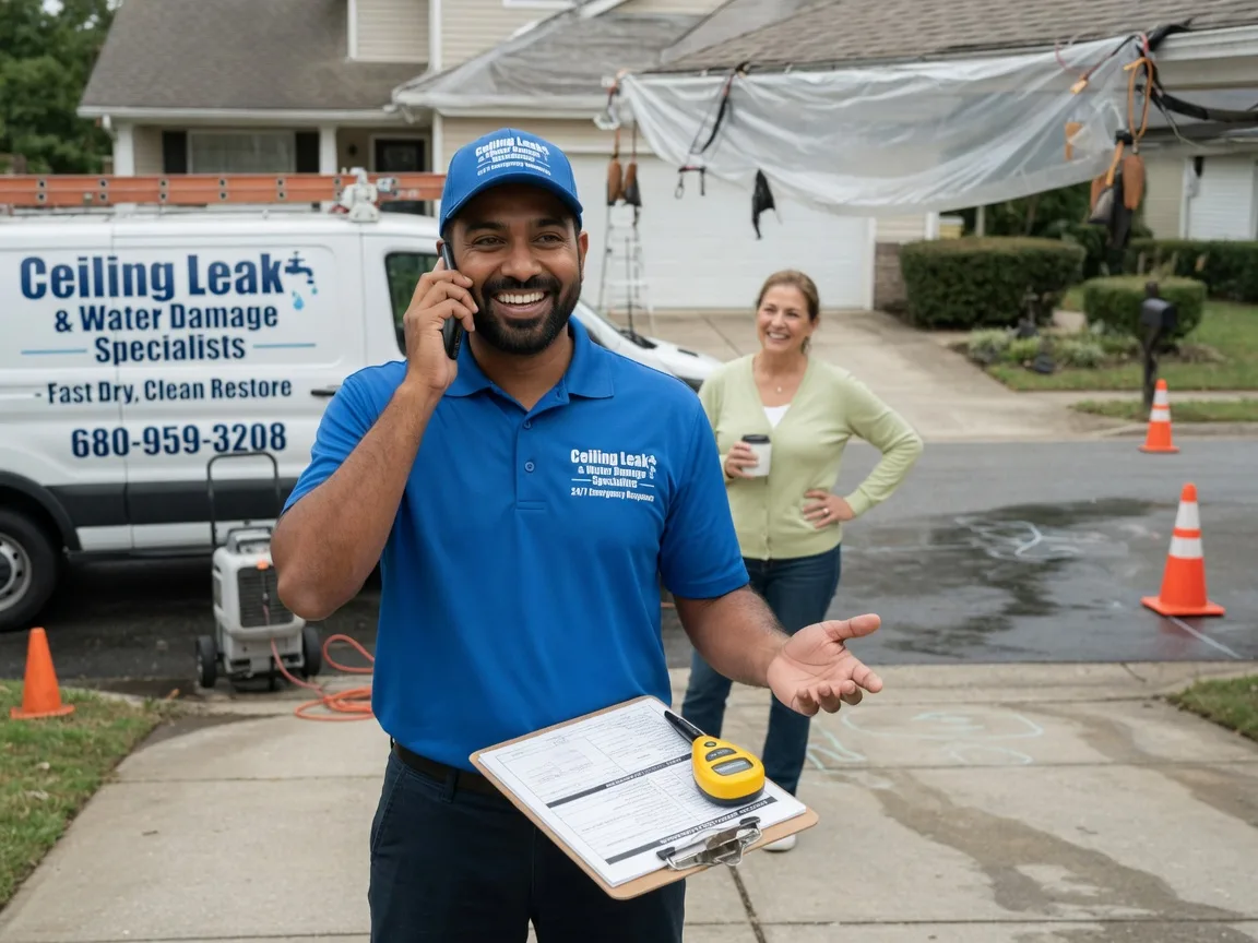 Ceiling Leak Cleanup Logan, NM FAQs